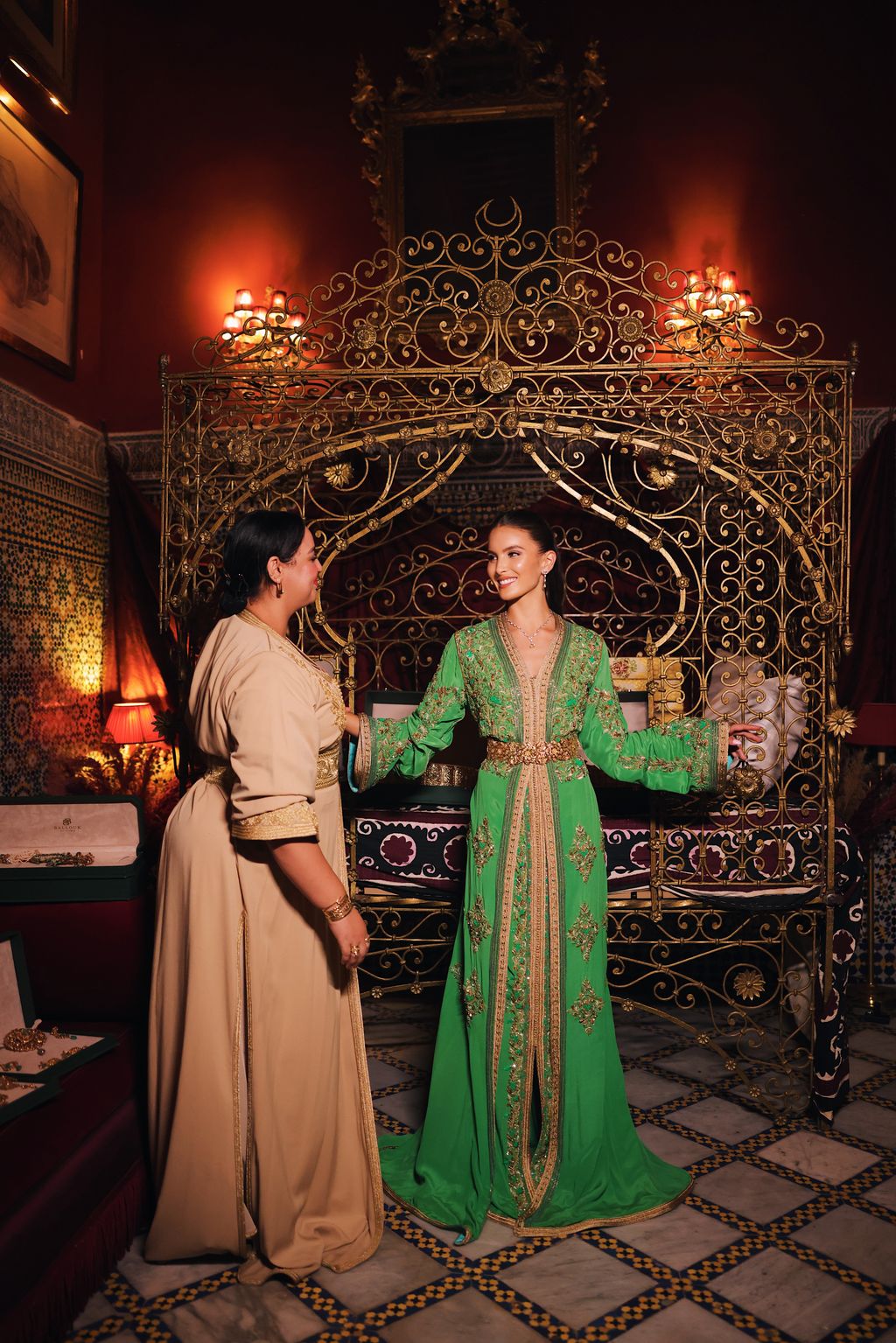 “I had the kindest lady there to help me get into my caftan and make sure it was sitting and laying on me the proper...