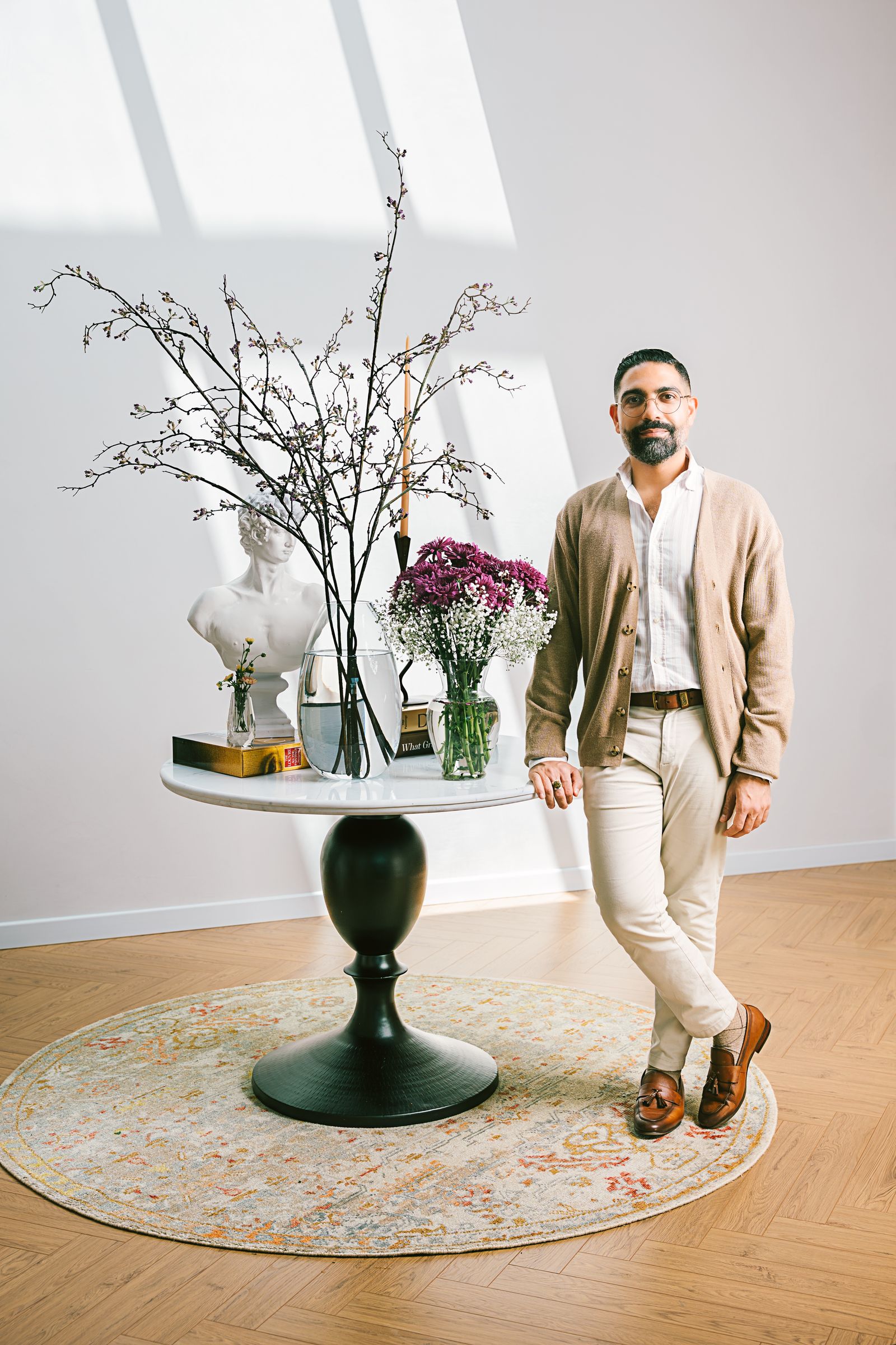 This Beautiful Bahrain Home is Filled with Foliage and Floral Finishings