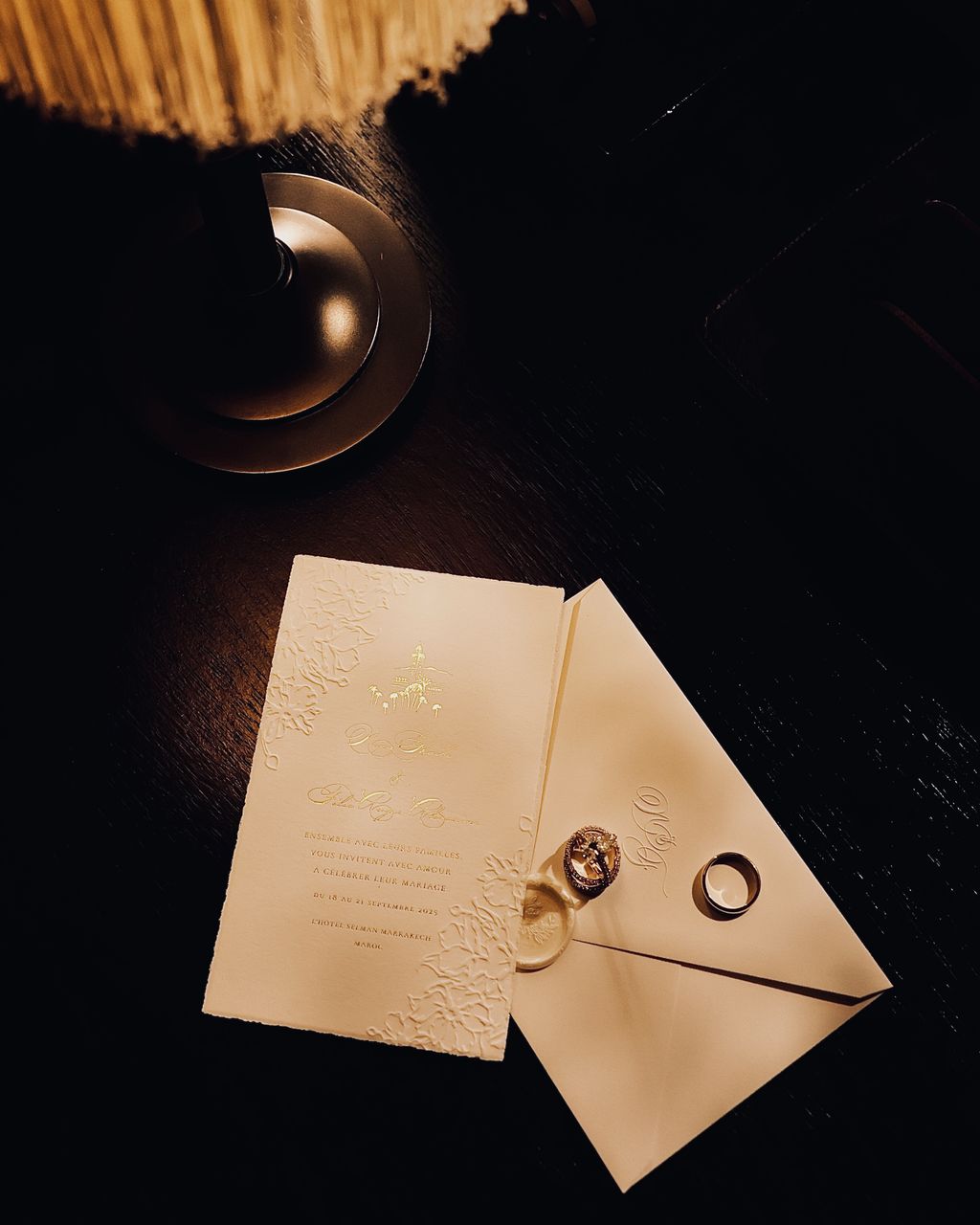 “The elegant invitations we sent to all of our favorite people.” —Flix