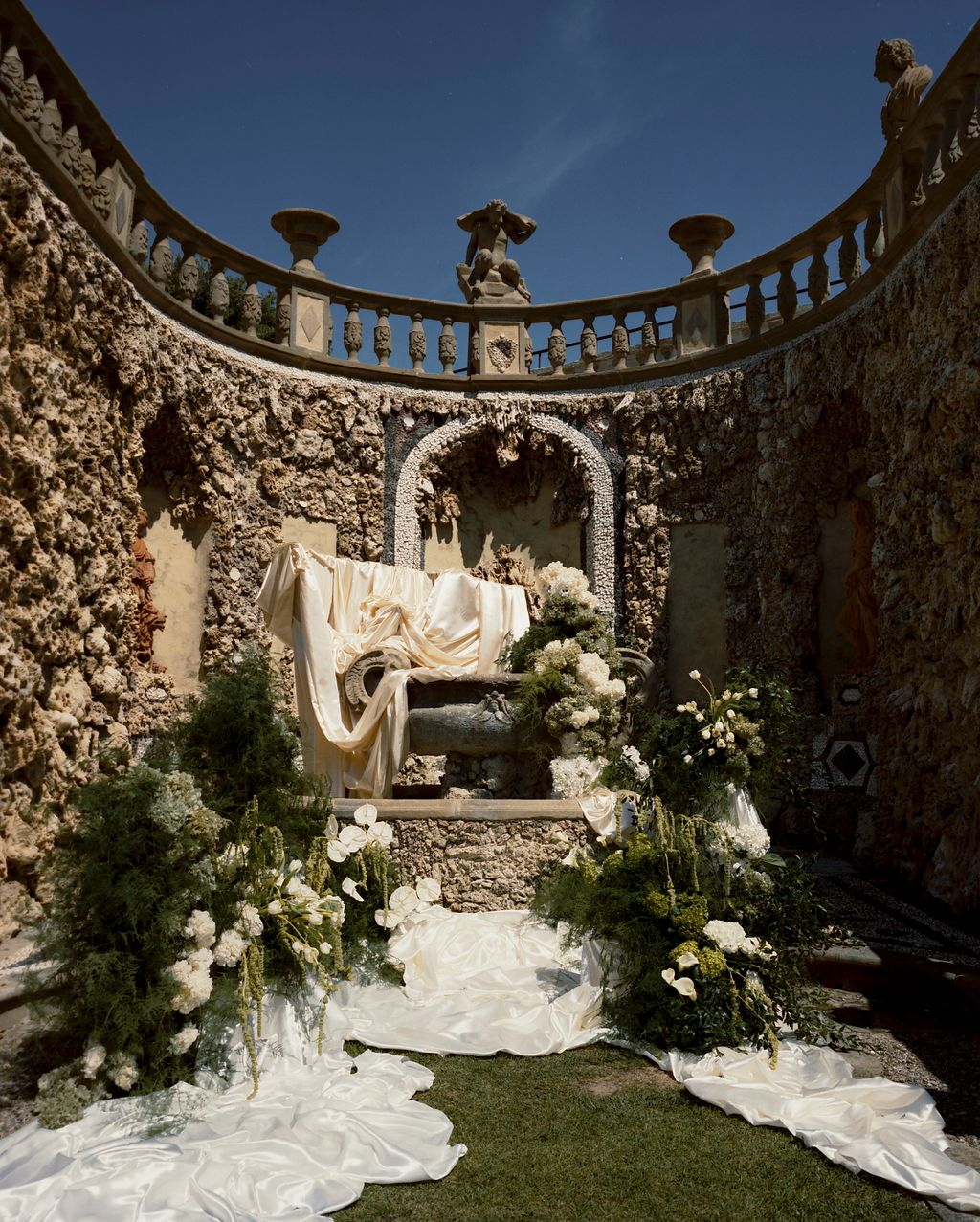 “Our ceremony setup was a dream executed beautifully by our florist Fluida and our wedding designer Bianco Antico. I...