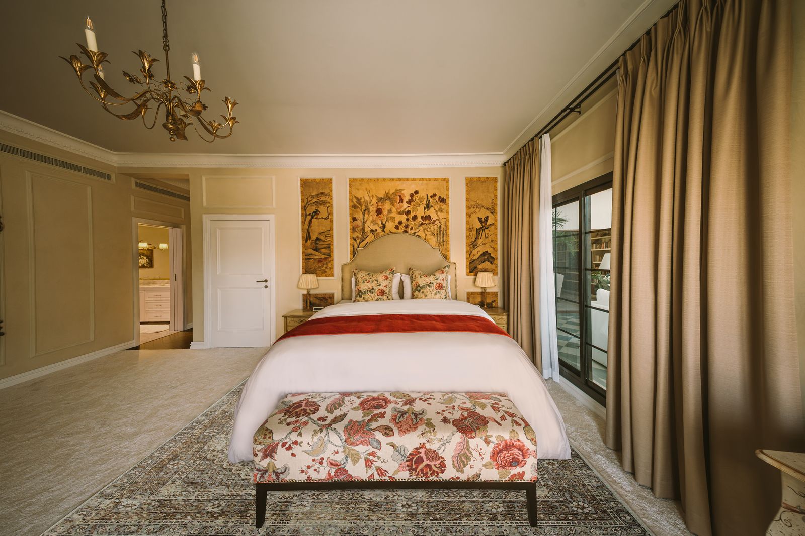 This Beautiful Bahrain Home is Filled with Foliage and Floral Finishings