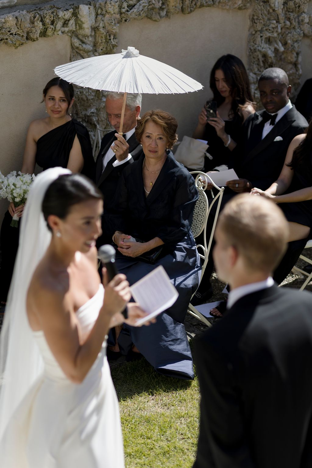 “We exchanged handwritten deeply emotional vows. My parents looked especially moved by mine.”