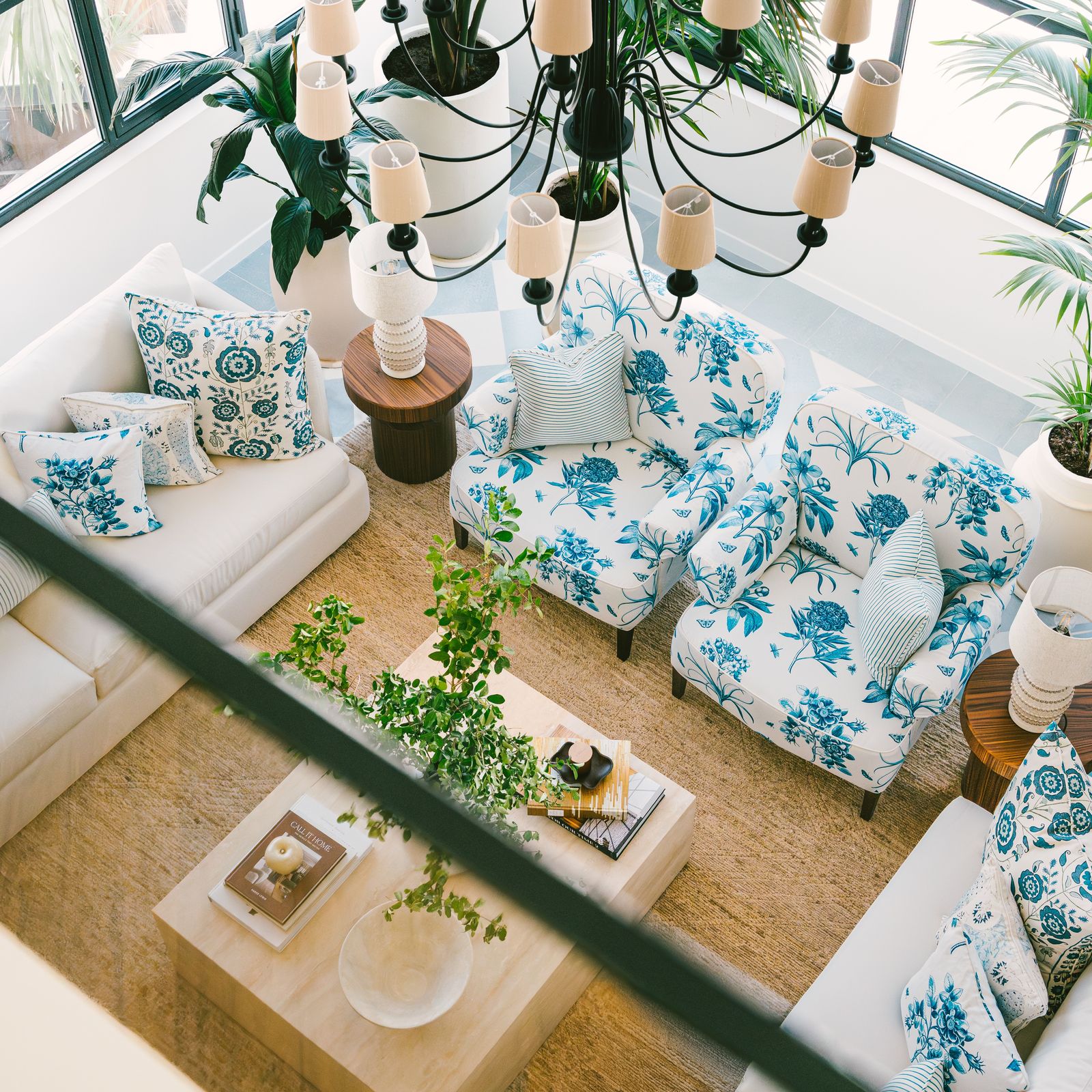 This Beautiful Bahrain Home is Filled with Foliage and Floral Finishings