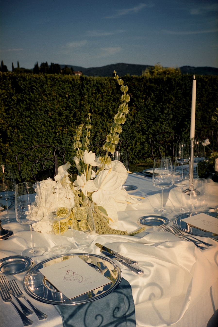 “This incredible tablescape with menus also by One Mimosa Please.”