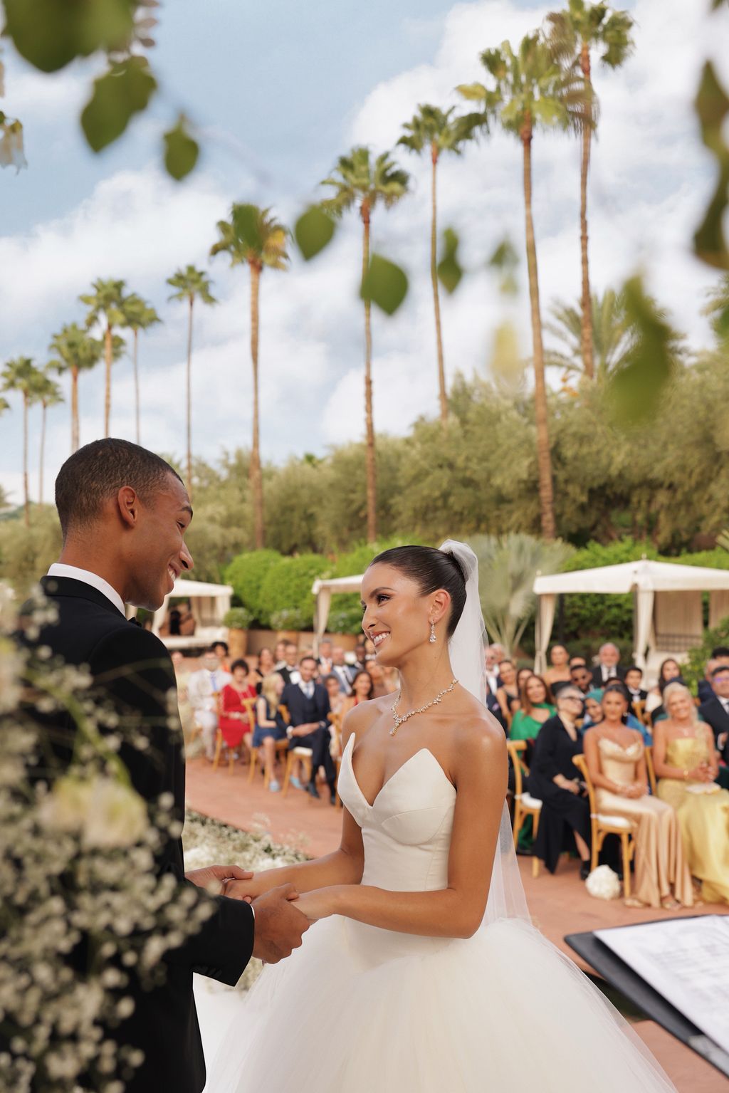 “We found ourselves whispering to each other throughout the ceremony having moments that felt like it was just the two...