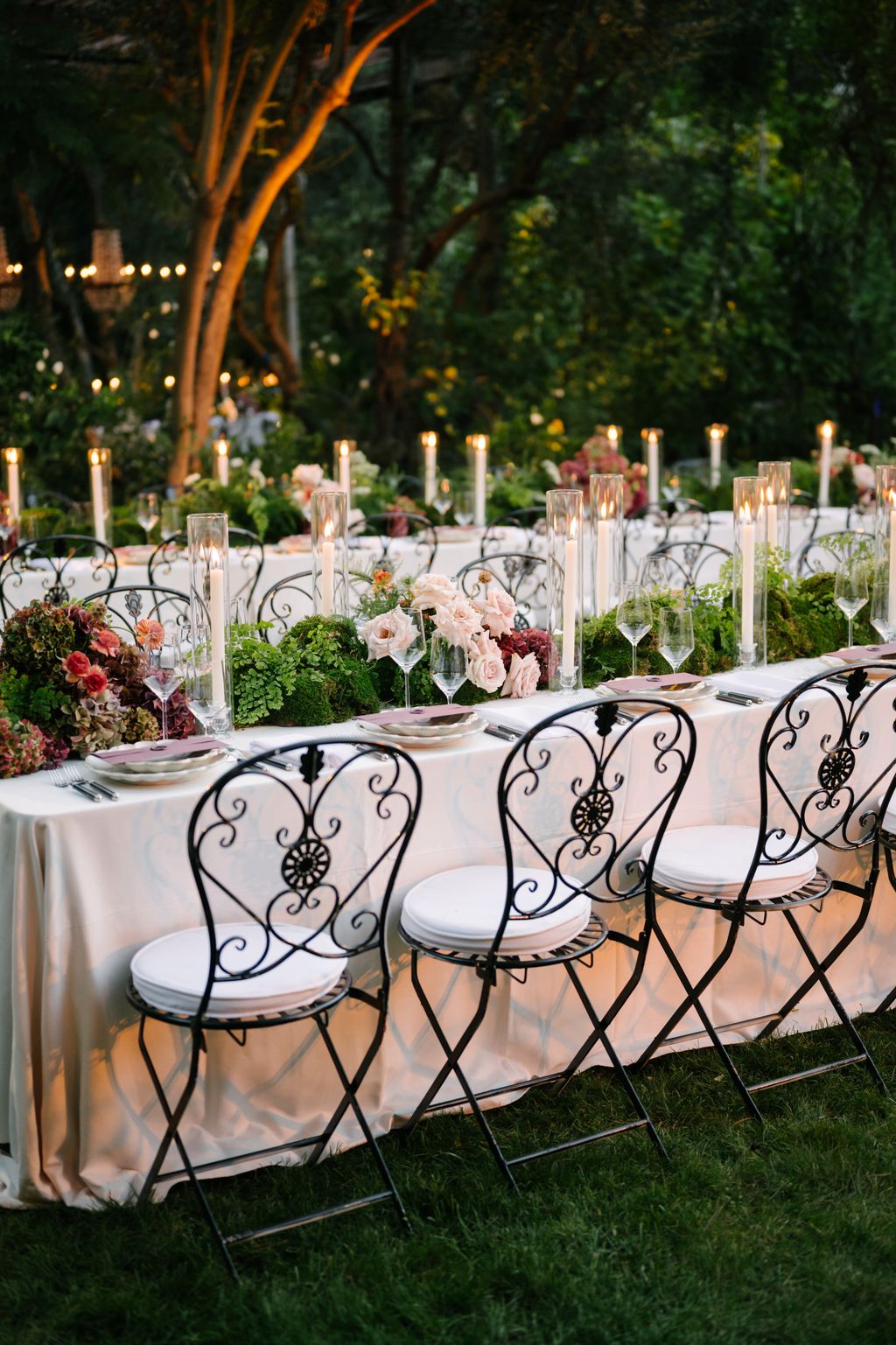 My wedding planner Melissa Andre did an amazing job on the tables  they were magical.