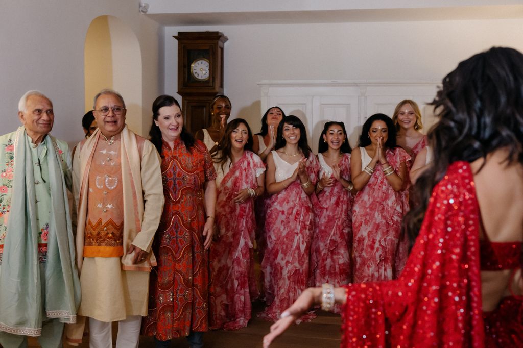Image may contain Brijmohan Lal Munjal Dina Vierny Morgane Edvige Maria Lark Person Adult Wedding and Accessories