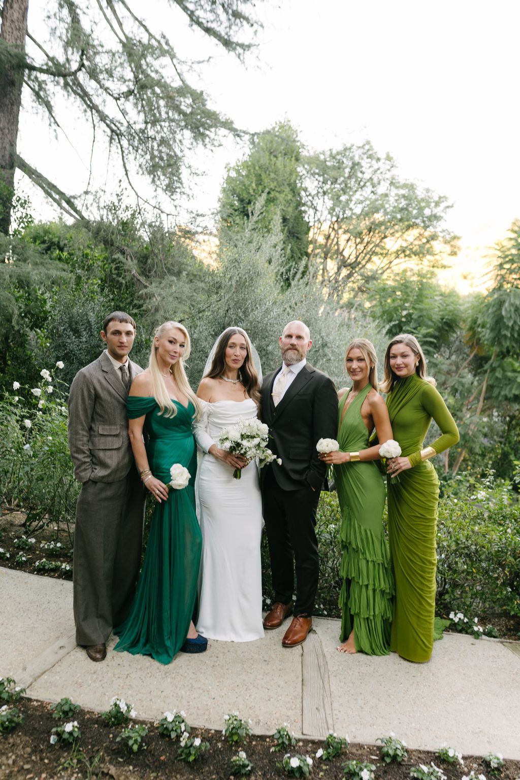 The bridal party.