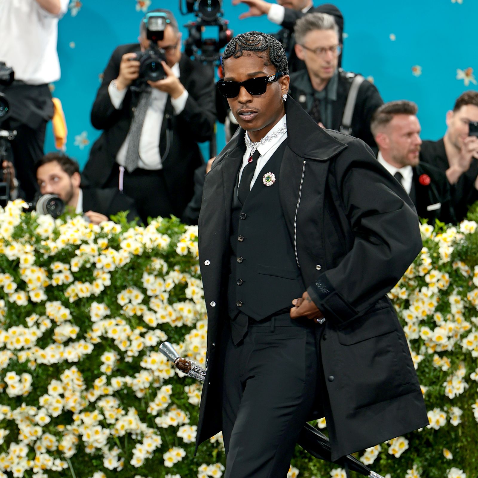 Like a True Dandy, A$AP Rocky Wore His Own Design to the 2025 Met Gala—Inspired by Harlem, Of Course