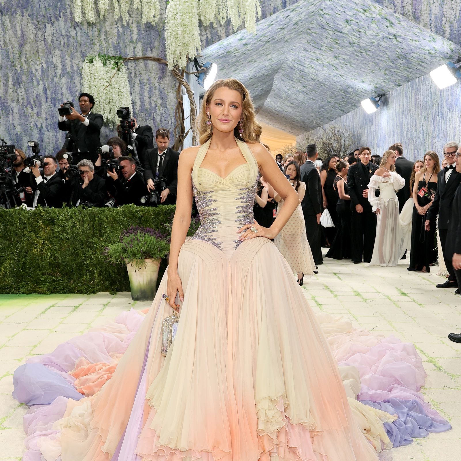 Blake Lively Chose Archival Versace – and a 13-Foot Train! – for Her 2026 Met Gala Return