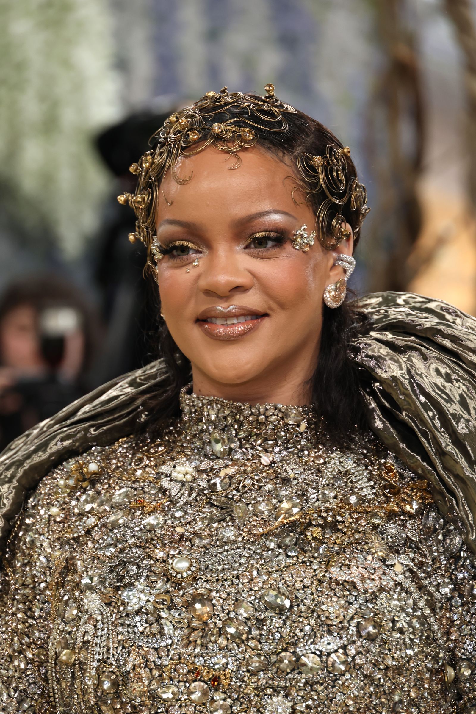 NEW YORK NEW YORK  MAY 04 Rihanna attends the 2026 Met Gala celebrating Costume Art at the Metropolitan Museum of Art on...