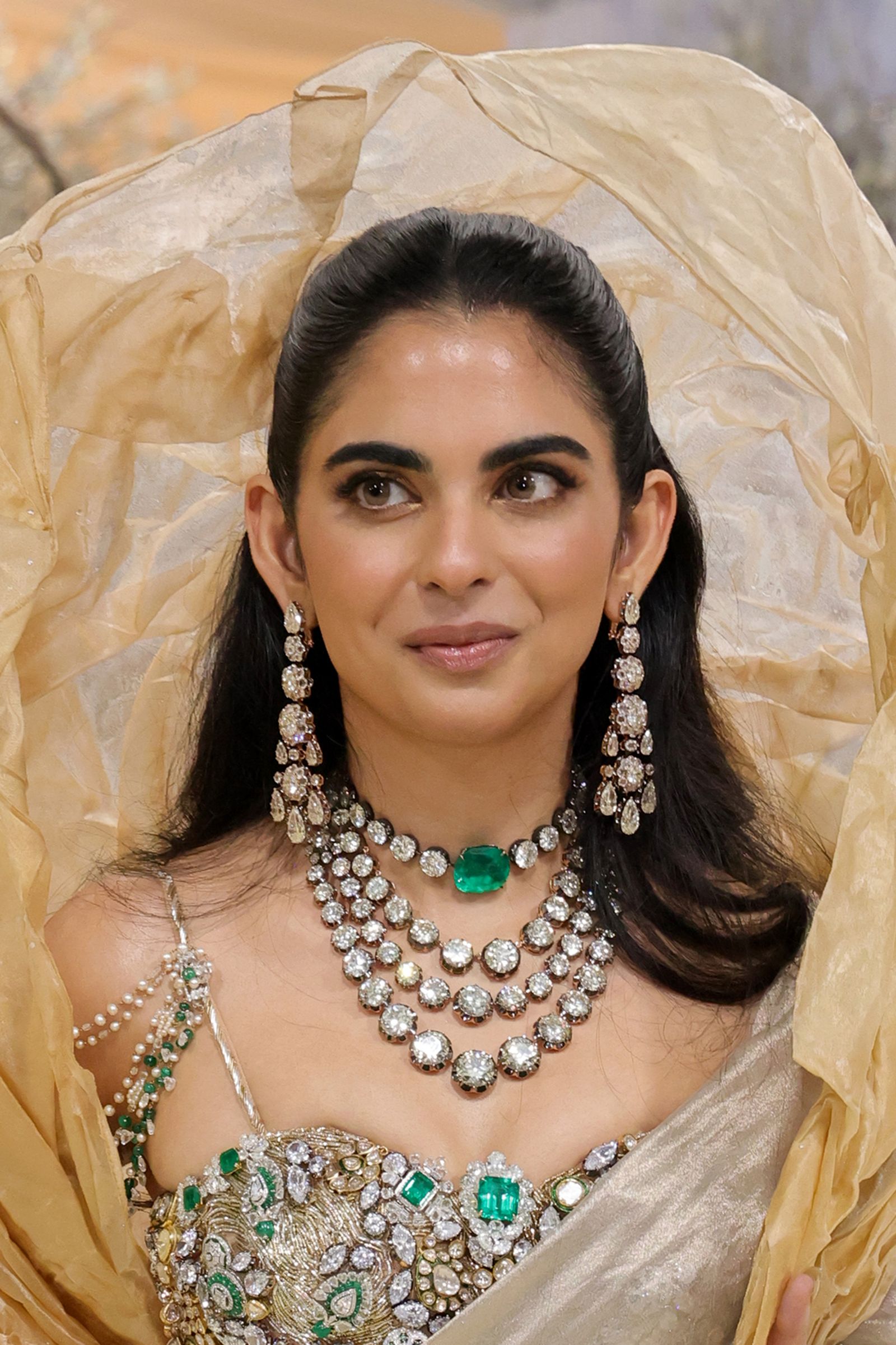 NEW YORK NEW YORK  MAY 04 Isha M. Ambani attends the 2026 Met Gala celebrating Costume Art at the Metropolitan Museum of...