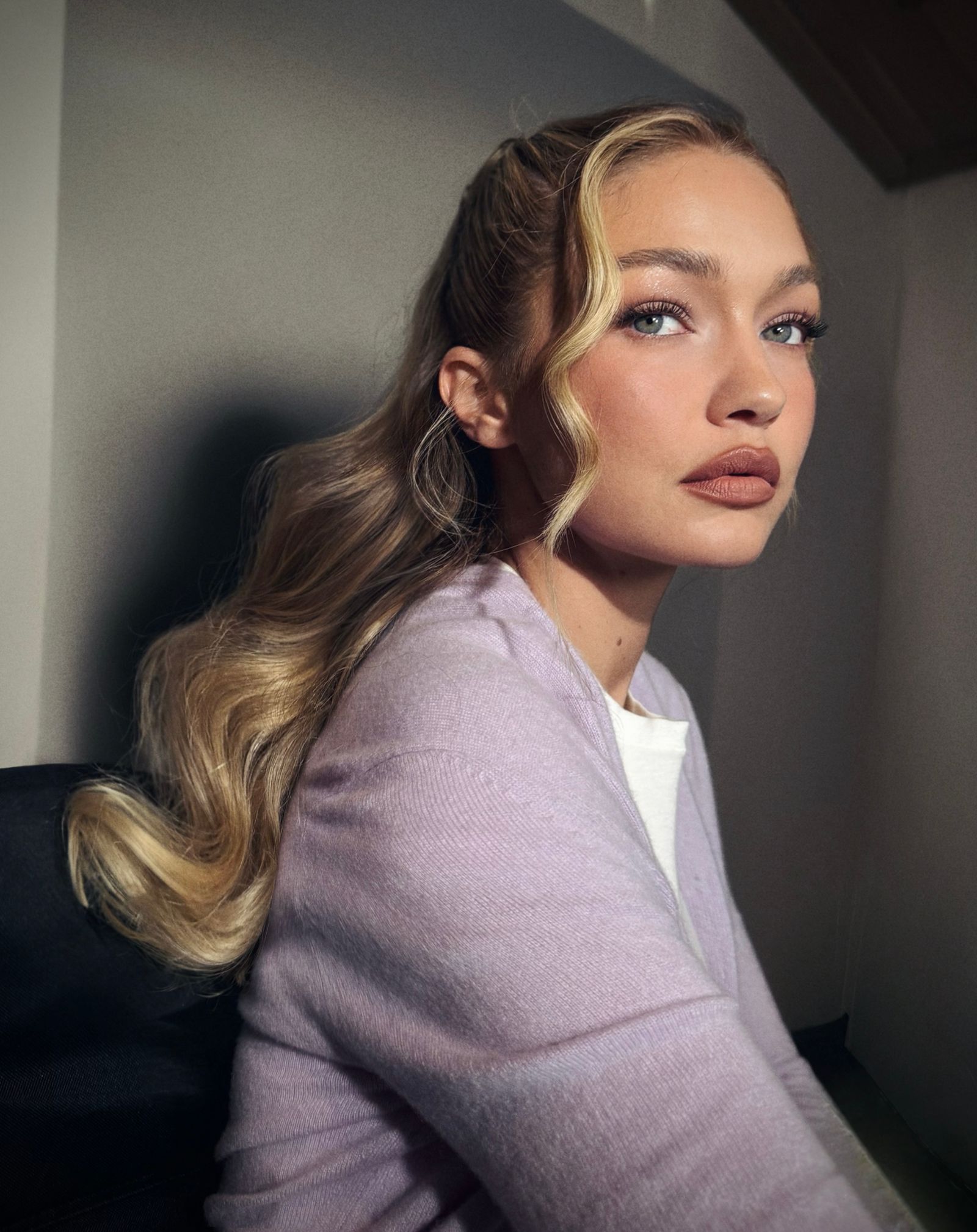 Image may contain Gigi Hadid Hair Person Blonde and Adult