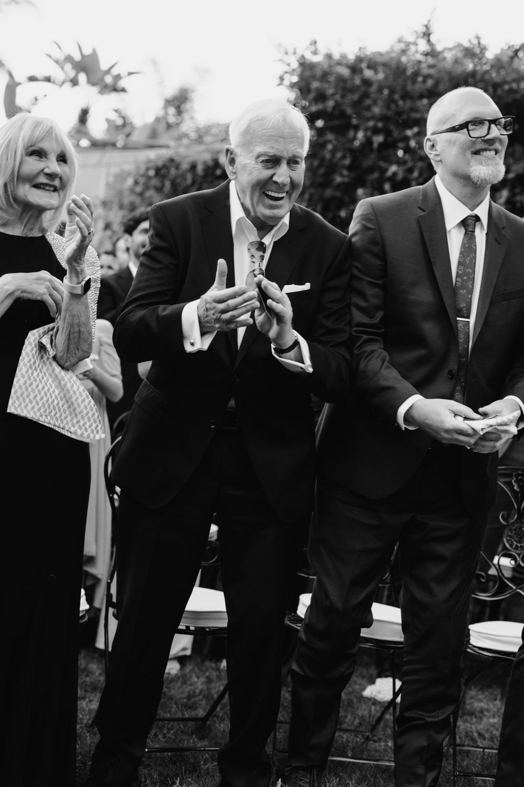The grooms family.