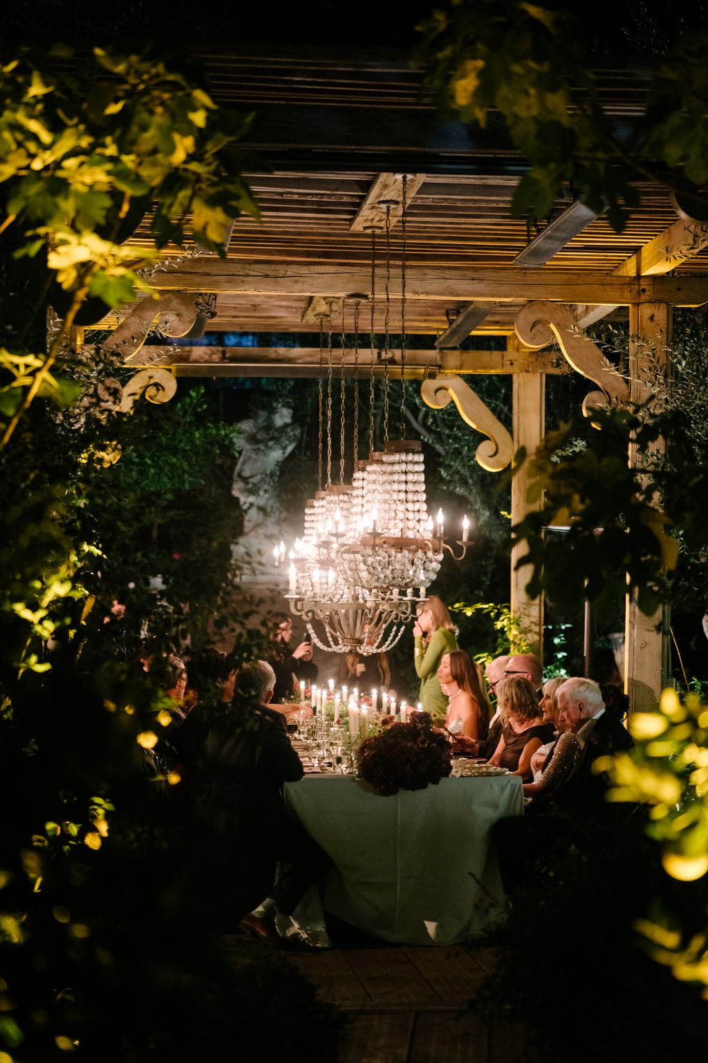The candelit dinner.