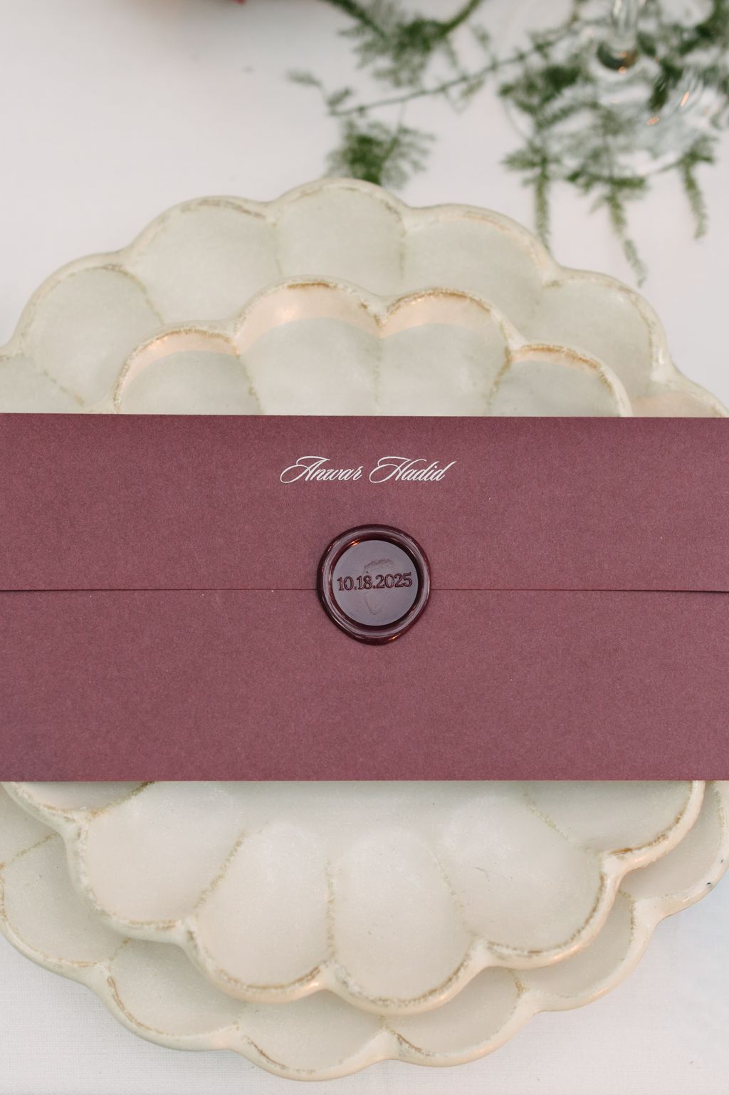 The stationary was by Melissa Andre Design Co.