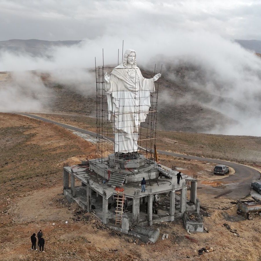 In a Time of Conflict, Lebanon Installs One of the Largest Statues of Christ in the Region
