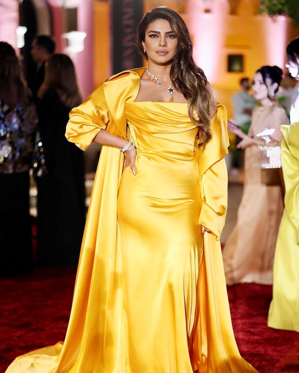 Priyanka attended the Women in Cinema event in Jeddah Saudi Arabia wearing a Nicolas Jebran Fall 2022 gown back in 2022