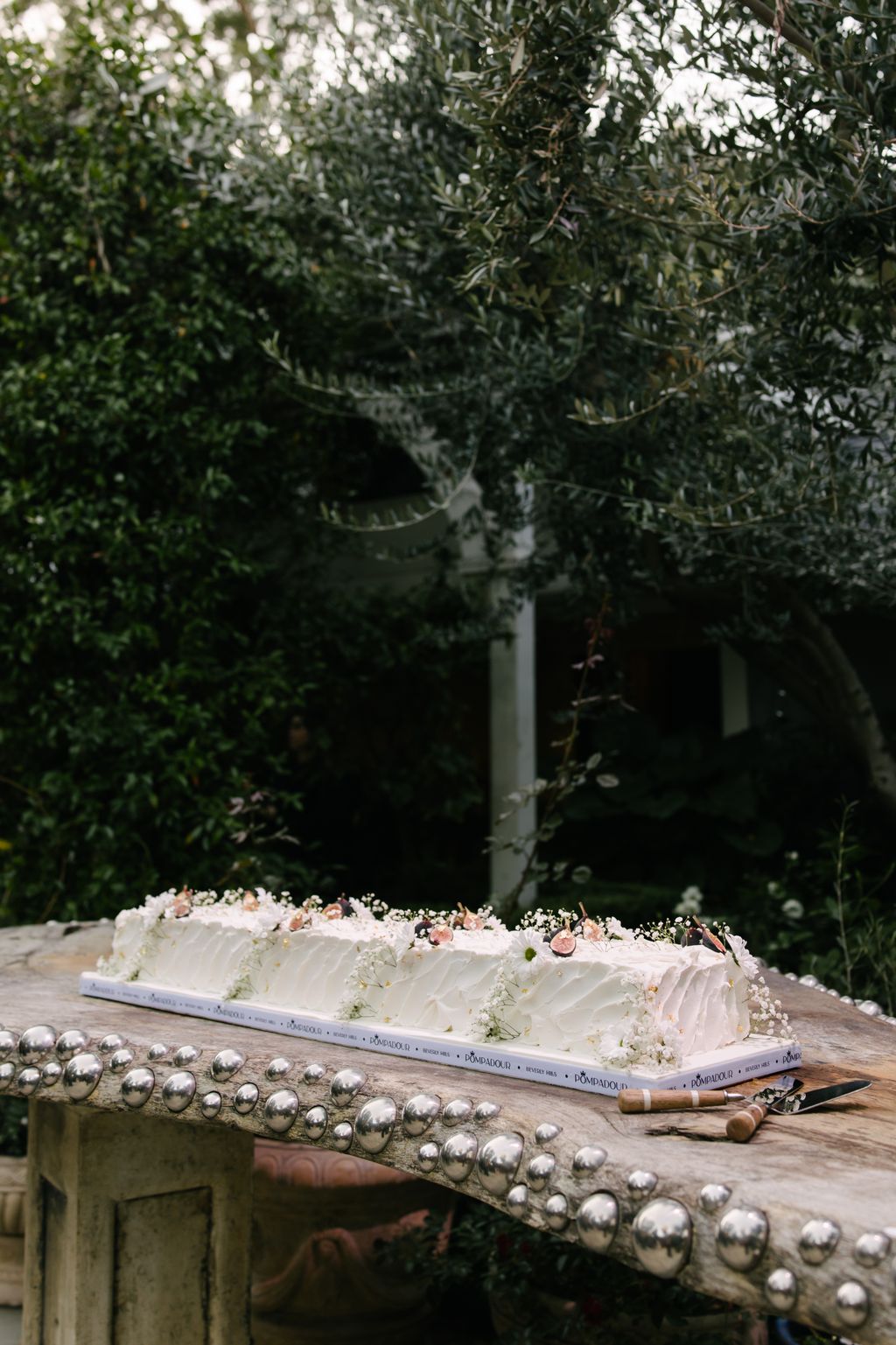 The cake by Pompadour Beverly Hills.