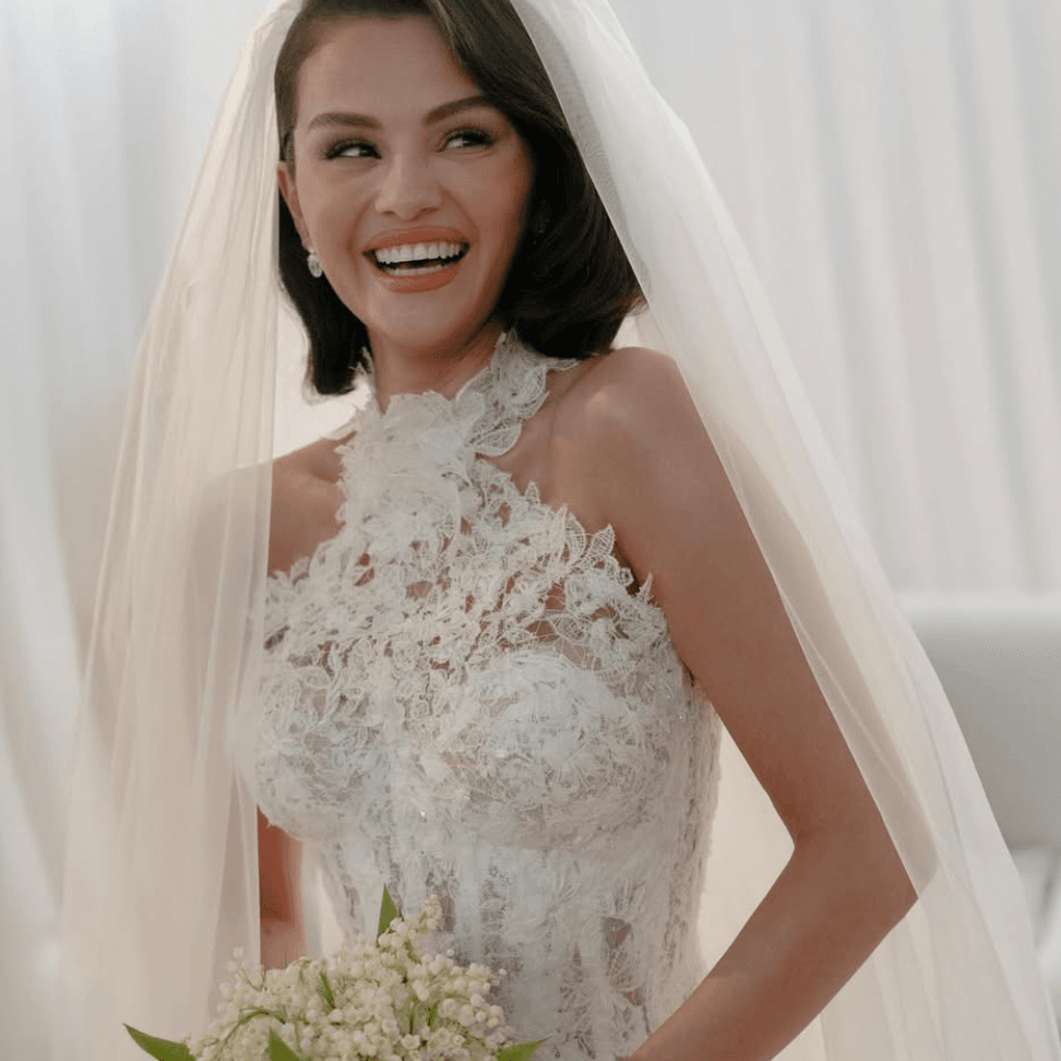 All the Wedding Dresses Worn by Selena Gomez for Her Wedding to Benny Blanco