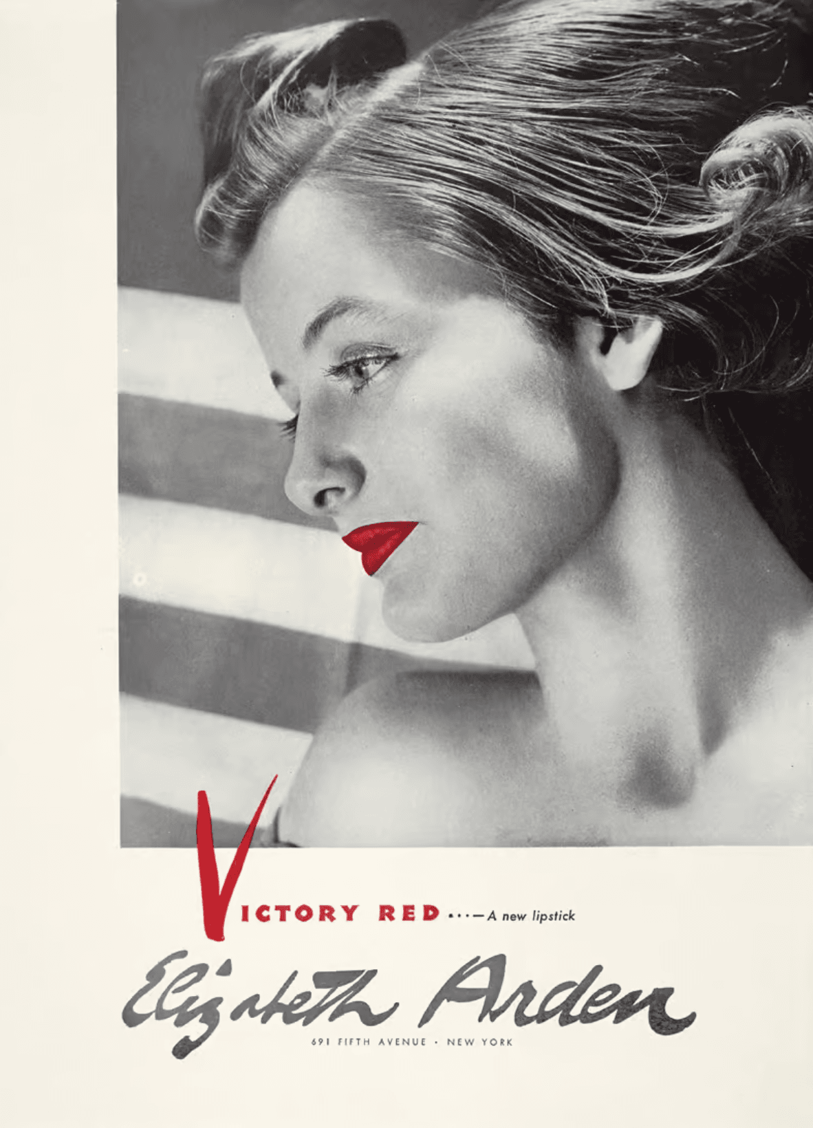 Photo Elizabeth Arden's Victory Red the wartime lipstick that made defiance look this good